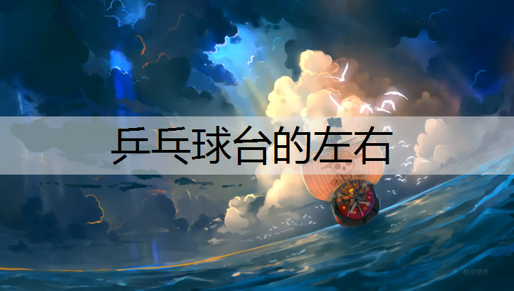 乒乓球台的左右